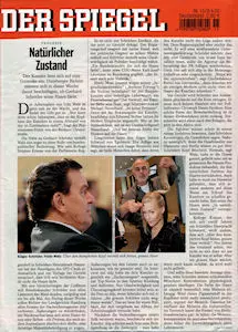 Artikel zum Haarfärbeskandal von Kanzler Schröder